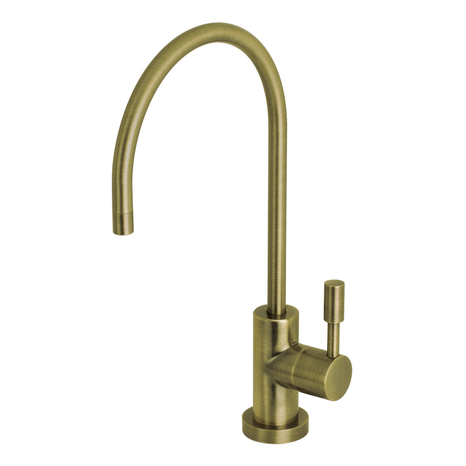 Kingston Sona KS8193DL - Concord Single-Handle 1-Hole Deck Mount Water Filtration Faucet, Antique Brass — image 1